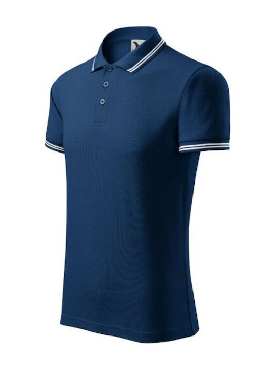 Malfini Men's Short Sleeve Promotional Blouse Blue