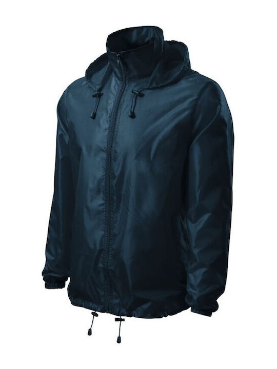 Malfini Herren Winter Jacke Lässig Marineblau