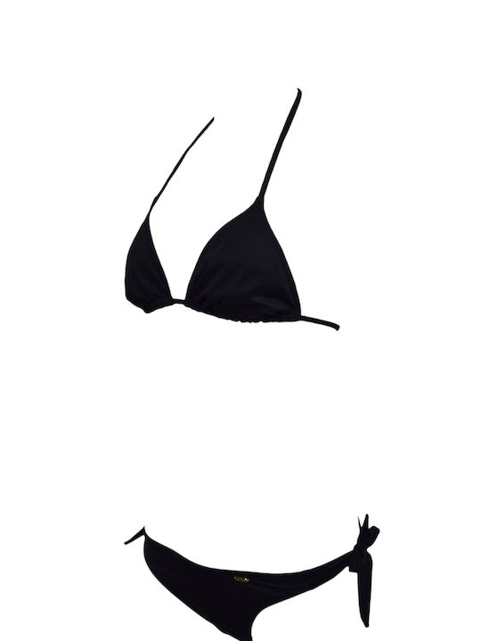 Apple Boxer Bikini-Set Schwarz