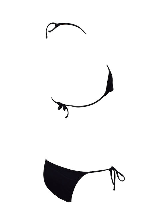 Set Bikini Τριγωνάκι Μαύρο