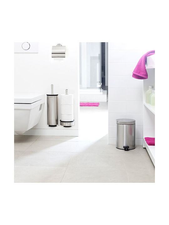 Brabantia Wandmontiert Papierhalter Metallisch Silber