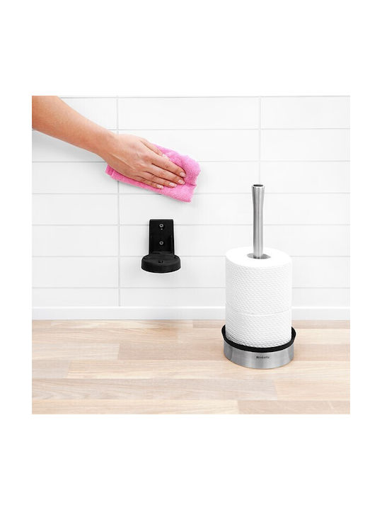 Brabantia Wandmontiert Papierhalter Metallisch Silber
