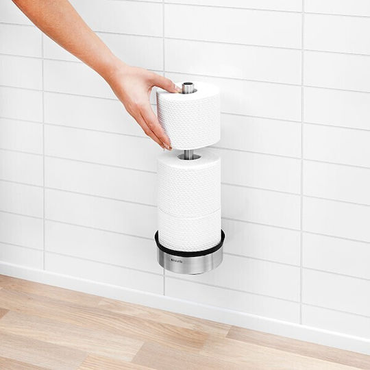 Brabantia Wall-mounted Paper Holder Metallic Silver