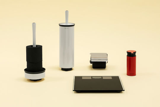 Brabantia De perete Suport de hârtie Metal Neagră