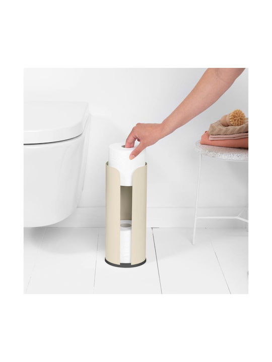 Brabantia Floor Paper Holder Metallic Beige