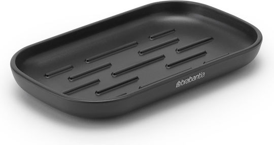 Brabantia Metallic Soap Dish Countertop Gray