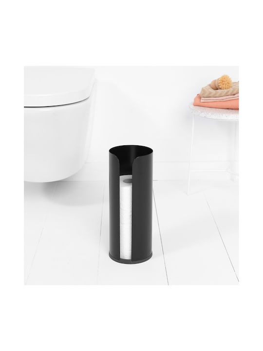Brabantia Boden Papierhalter Metallisch Schwarz