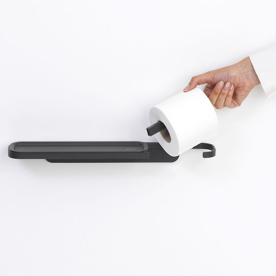 Brabantia Wall-mounted Paper Holder Metallic Gray
