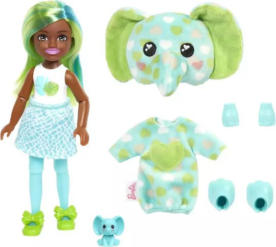 Barbie Chelsea Jungle Series Elephant Puppe Cutie Reveal für 3++ Jahre