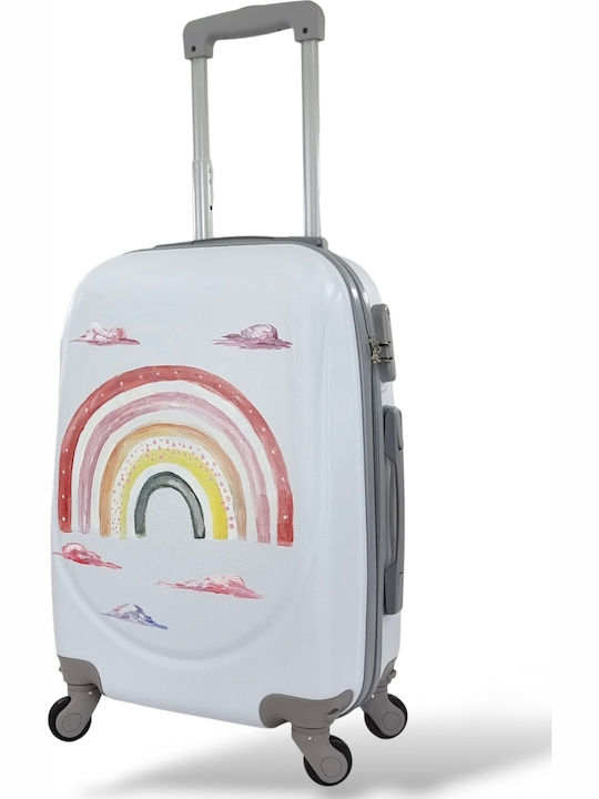 Playbags Kids Cabin Hard Suitcase Rainbow With 4 Wheels Height 36cm
