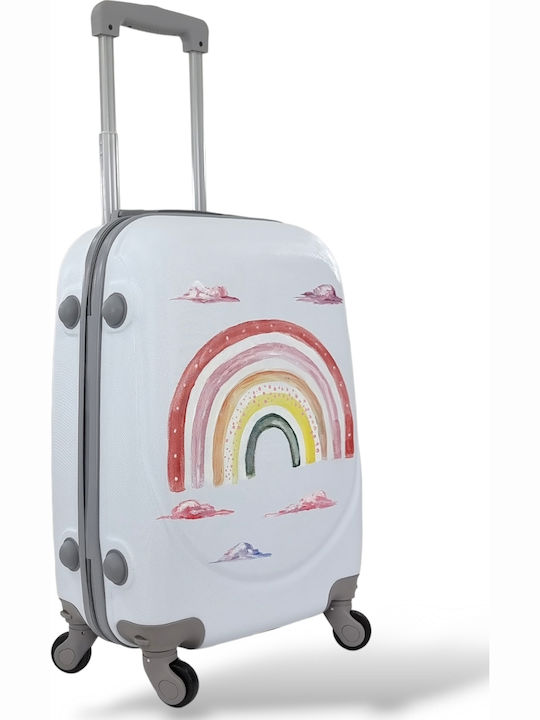 Playbags Kids Cabin Hard Suitcase Rainbow With 4 Wheels Height 36cm
