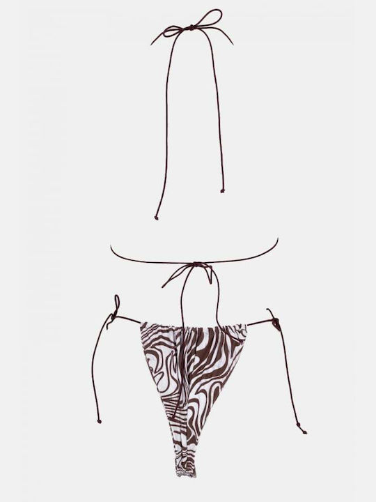 Bikini-Set 3-teilig Braun