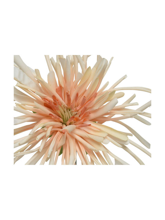 Interni Oggi Künstlicher Dekorativer Zweig Chrysantheme Orange 60cm 1Stück