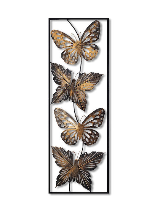 Metallic Wall Hanging Decor 100x35x5cm