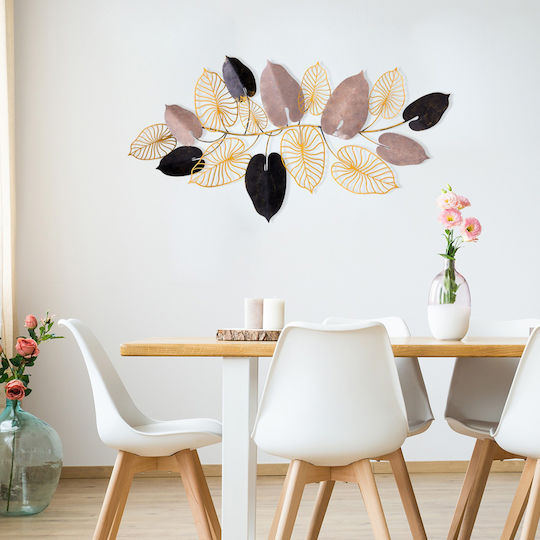 Decorațiune Pentru Perete Furize Lucrată Manual Multicolor Din Metal 120x7x61cm