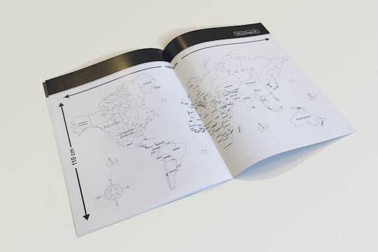 Canvastic 3D Decorațiune Pentru Perete Lucrată Manual Din Lemn 190x110cm