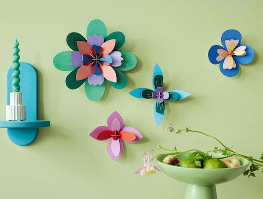 Studio Roof Wall Decor Made of Paper 25.4x8.6x25.2cm