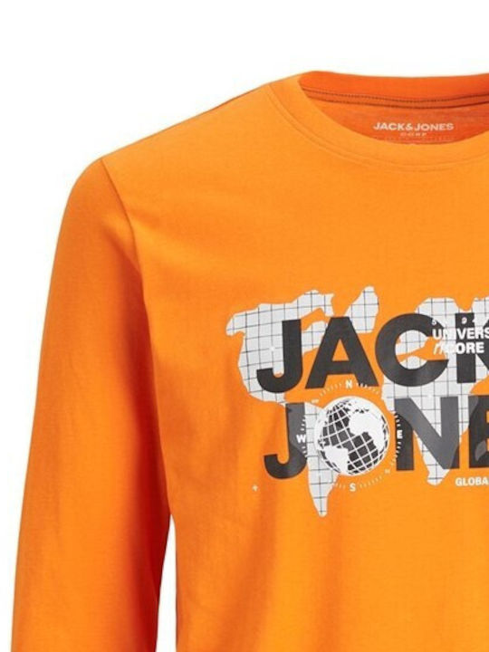 Jack & Jones Kinderhemd Langarm Orange