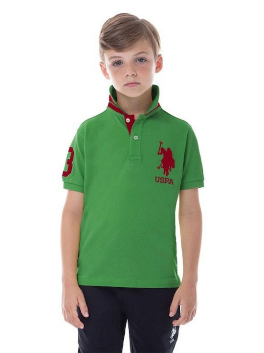 U.S. Polo Assn. Kids Polo Short Sleeve Green