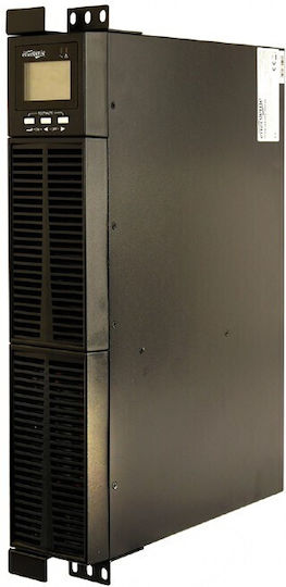 Energenie EG-UPSO-RACK-1000 UPS On-Line 1000VA 900W με 4 IEC Πρίζες