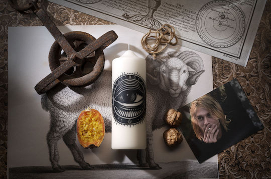Coreterno Διακοσμητικό Κερί Εκρού 680gr