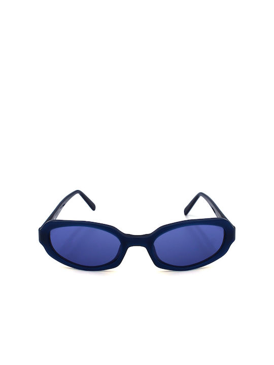 Emporio Armani Unisex Γυαλιά Ηλίου με Μπλε Κοκκάλινο Σκελετό και Μπλε Φακό EA640S 458