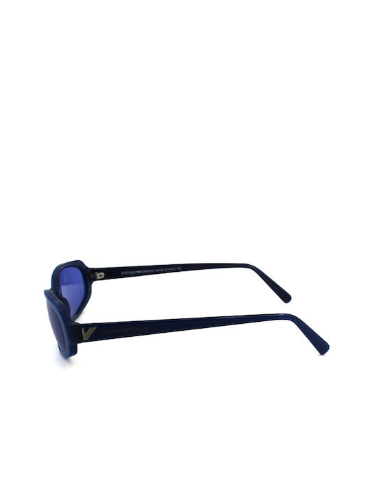 Emporio Armani Unisex Γυαλιά Ηλίου με Μπλε Κοκκάλινο Σκελετό και Μπλε Φακό EA640S 458