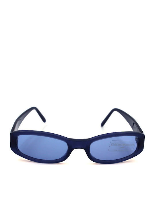 Emporio Armani Unisex Sunglasses with Blue Plastic Frame and Blue Lens EA639S 500