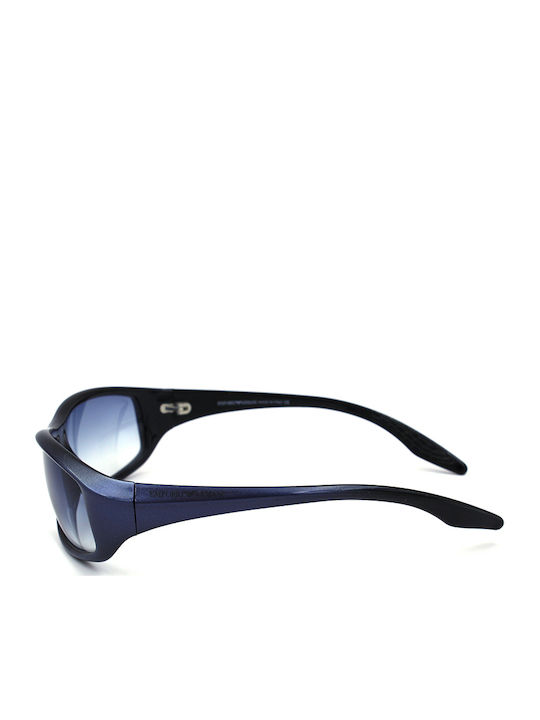 Emporio Armani Men's Sunglasses with Blue Plastic Frame and Blue Gradient Lens EA628S 551