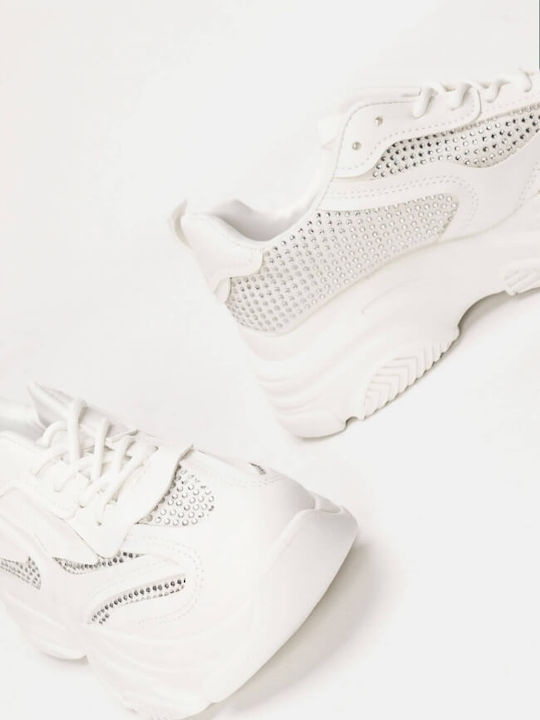 Adidasi Chunky Pentru Femei Albi