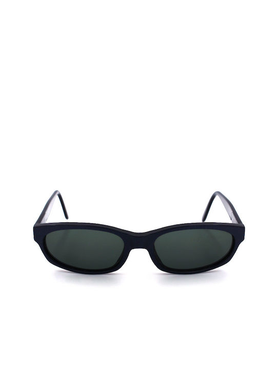 Emporio Armani Unisex Sunglasses with Blue Plastic Frame and Green Lens EA563S 246