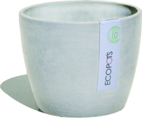 Ecopots Stockholm Κασπώ Πλαστικό Λευκό