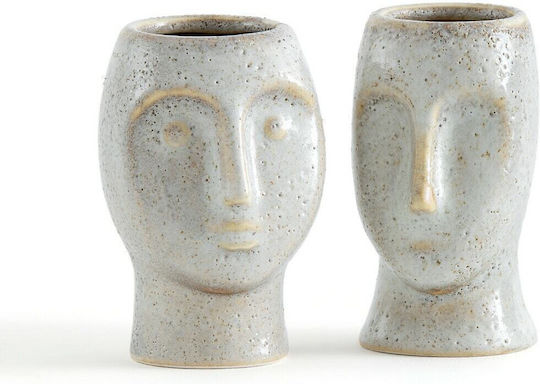 Am.Pm Vaze Pentru Plante Ceramice Bej 2 Buc