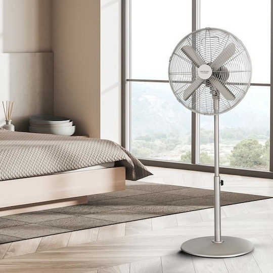 Cecotec EnergySilence 610 Steelstyle Pedestal Fan 50W Diameter 40cm Silver