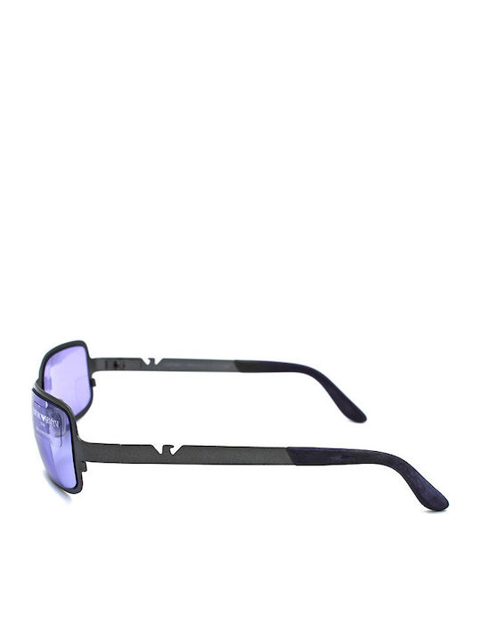 Emporio Armani Unisex Γυαλιά Ηλίου με Γκρι Μεταλλικό Σκελετό και Μωβ Φακό 162S 1264