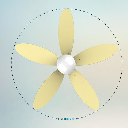Cecotec EnergySilence Aero 4260 Ceiling Fan 106cm with SunLight Light Fixture