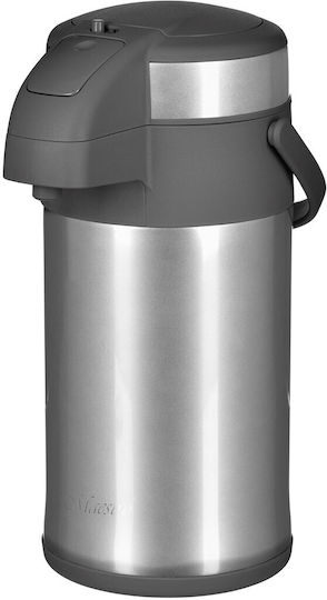 Maestro Maestro Thermosflasche Rostfreier Stahl 4lt Silber