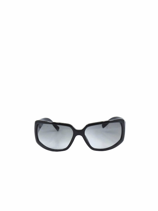 Salvatore Ferragamo Sunglasses with Black Plastic Frame and Black Gradient Lens 2103 101/11