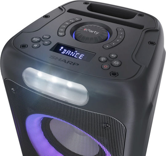 Sharp Ηχείο Karaoke με Ενσύρματo Μικρόφωνο και Εφέ Φωτισμού PS-949 Party Speaker PS949 Μαύρο