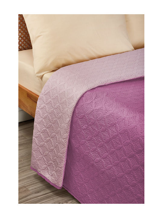 Whitegg L068 Κουβερλί Υπέρδιπλο Microfiber Φούξια 220x240cm