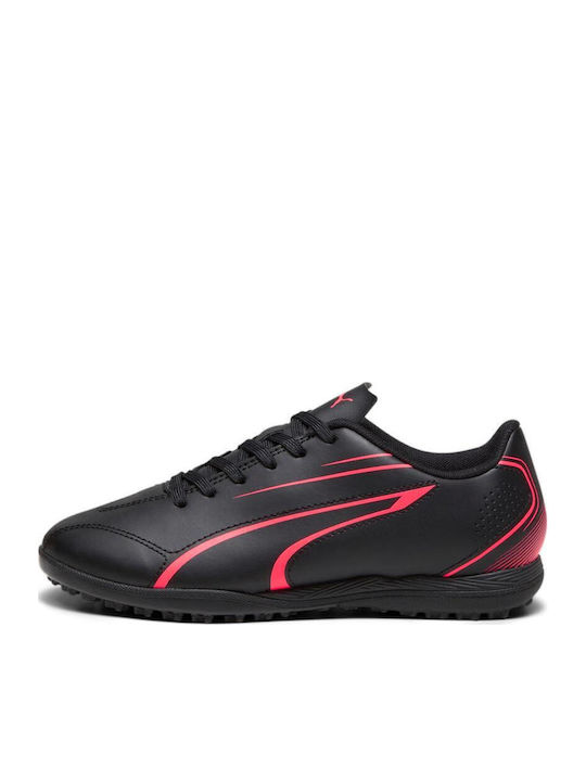 JR TT TT Kinder Fußballschuhe und Stollenschuhe mit Rasen Schwarz