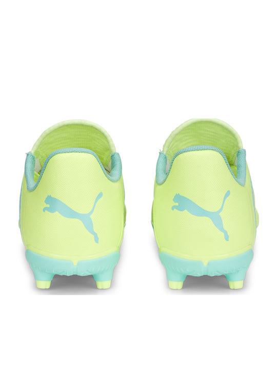 Future Play FG/AG Kids Soccer Cleats Molded Yellow