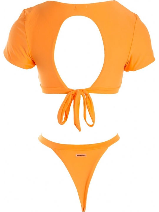 Gigi Set Bikini Τριγωνάκι & String Πορτοκαλί