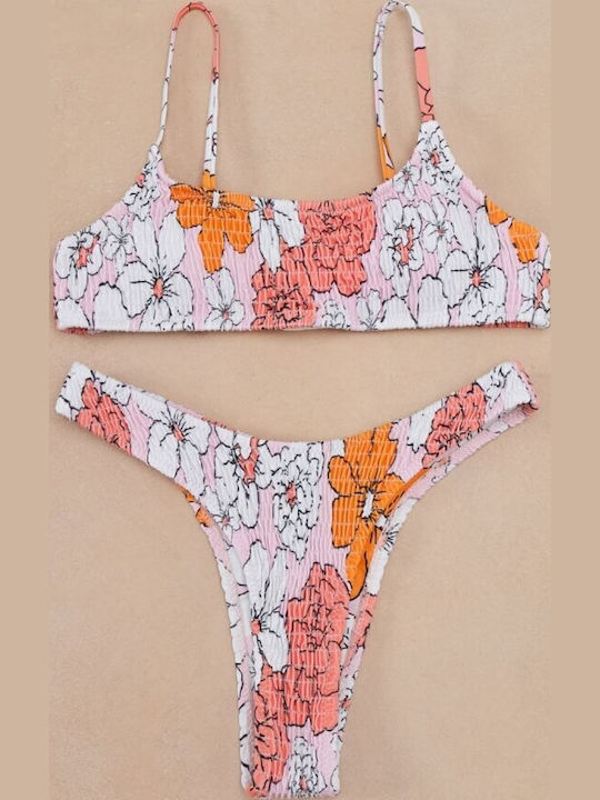 Gigi Set Bikini Μπουστάκι & Brazil Ροζ