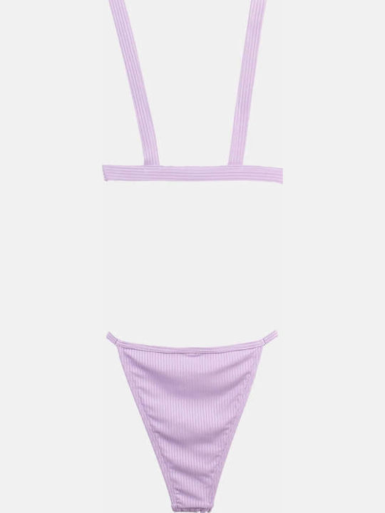 Gigi Set Bikini Τριγωνάκι & Brazil Λιλά