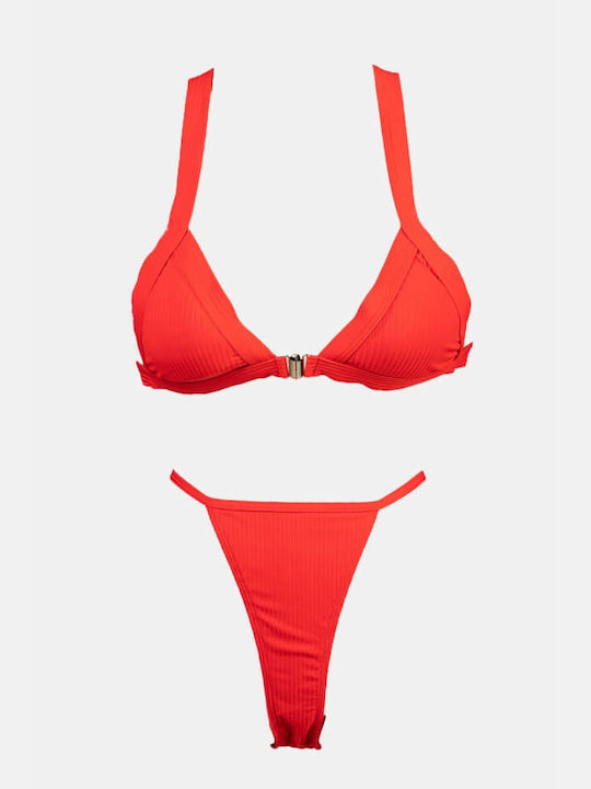 Bikini-Set mit Verstärkung Orange