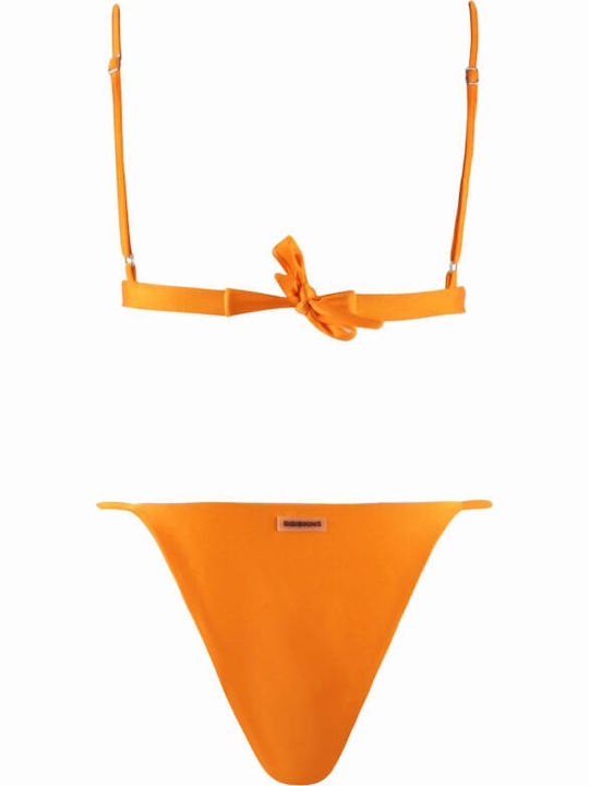 Gigi Bikini Set Triangle & Brazil Orange