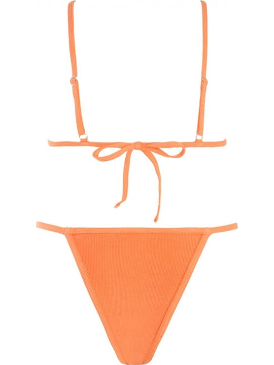 Gigi Bikini Set Triangle & Brazil Pink