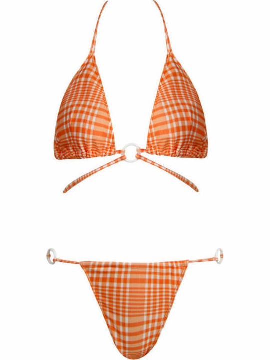 Gigi Bikini Set Triangle Orange