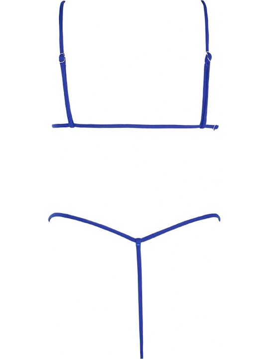 Gigi Set Bikini Τριγωνάκι & String Μπλε